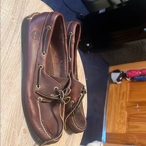 Timberland Men's Brown Boat Shoes